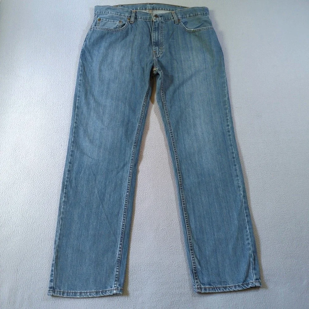 Levi's 559 Relaxed Straight Jeans Mens 38x34 Blue Medium Wash Denim 100% Cotton